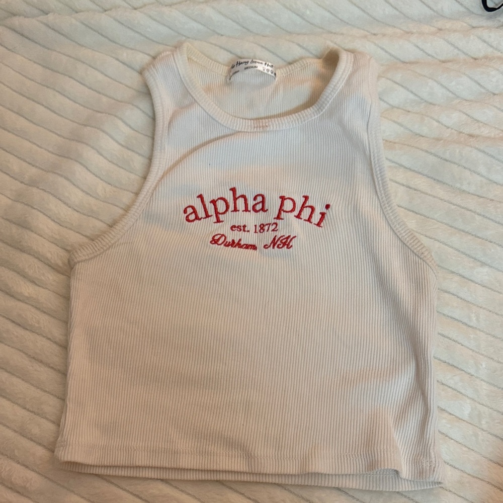 White Kids Tank Top